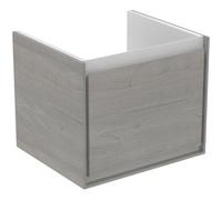 Ideal Standard Connect Air mueble bajo lavabo, 480x409x400mm, 1 cajón, E0844PS, Color: Roble decorado en gris / blanco mate