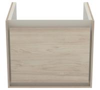 Ideal Standard Connect Air mueble bajo lavabo, 480x409x400mm, 1 cajón, E0844UK, Color: Pino claro / marrón mate