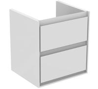 Ideal Standard Connect Air mueble bajo lavabo, 480x409x517mm, 2 extraíbles, E1607B2, Color: blanco brillante / blanco mate