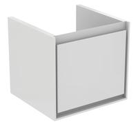 Ideal Standard Connect Air mueble bajo lavabo, 483x402x400mm, 1 cajón, E0842B2, Color: blanco brillante / blanco mate