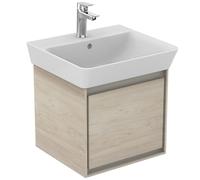 Ideal Standard Connect Air mueble bajo lavabo, 483x402x400mm, 1 cajón, E0842UK, Color: Pino claro / marrón mate