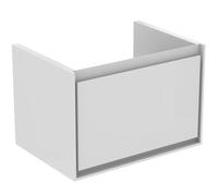 Ideal Standard Connect Air mueble bajo lavabo, 580x409x400mm, 1 cajón, E0847B2, Color: blanco brillante / blanco mate