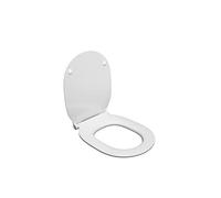 Ideal Standard Connect Air Tapa WC, Diseño delgado, forma redonda, Resistente a los UV, duradero, incluye juego de bisagras y es fácil de montar, de duroplástico resistente - Blanco (365x445x50 mm)