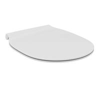Ideal Standard Connect Air Tapa WC, forma redondeada, Asiento de inodoro duradero, incluye juego de bisagras para un fácil montaje, duroplástico resistente - Blanco (365x445x50 mm)