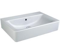 Lavabo Ideal Standard Connect, sin agujero para grifo, con rebosadero, 600x460x175mm, E810101, Color: Blanco
