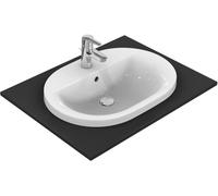 Ideal Standard Connect lavabo 62x46 cm oval empotrado blanco brillante E504001