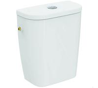Ideal Standard - Eurovit - Caja de entrada lateral completa con batería de doble descarga (6/3 litros) para combinar con las ollas T355001 o W327801 para pedir por separado, color blanco