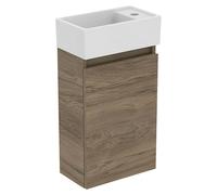 Ideal Standard Eurovit Conjunto de mueble de baño (37 cm, Nogal, Orificios para grifo: Derecha)