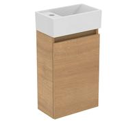 Ideal Standard Eurovit Conjunto de mueble de baño (37 cm, Roble, Orificios para grifo: Izquierda)