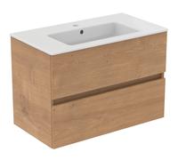 Ideal Standard Eurovit+ lavabo con mueble 81.5 cm roble R0574Y8