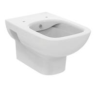 Ideal Standard - i.life A - Inodoro suspendido con tecnología de desagüe RimLS+, inodoro sin brida certificado 4/2,6 litros, T452301, blanco