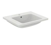 Ideal Standard - i.life B Lavabo superior de 61 cm equipado con orificio central abierto para la grifería y orificio de desbordamiento. Mueble y sifón mobiliario para comprar por separado. Blanco