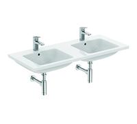Ideal Standard - i.life B Lavabo Top de 121 cm equipado con orificio central abierto para la grifería y orificio de desbordamiento. Mueble y sifón mobiliario para comprar por separado. Blanco
