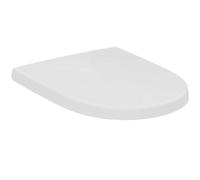 Ideal Standard i.life O asiento WC envolvente, redondo - Blanco (Alpin) | Asiento extraíble con bisagras de acero inoxidable robustas, T572101