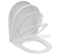 Ideal Standard i.life O asiento WC, SoftClose, envolvente - Blanco (Alpin) | Asiento de inodoro extraíble con cierre suave (Softclose) y bisagras de acero inoxidable robustas, T572201