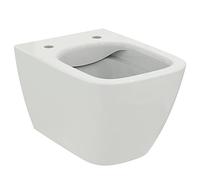 Ideal Standard - i.life S Jarrón colgante RimLS+ con poca profundidad de solo 48 cm y fijaciones completamente ocultas. Blanco