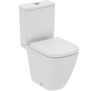 Ideal Standard - i.life S - Jarrón de tierra de alambre de pared para caja de cerámica exterior para comprar por separado. Se completa con asiento para comprar por separado. Blanco