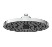 Ideal Standard Idealrain Alu+ Cabezal ducha, Cromo, Ø 26 cm, 2 chorros | Cabezal redondo, Rain & SilkRain con interruptor giratorio, limitador de caudal MaxFlow 12 l/min, boquillas EasyClean
