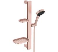 Ideal Standard - Alu+, Barra con teleducha de 70cm, BD586RO, Rosé