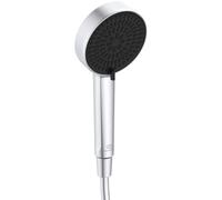Ideal Standard - Alu+, Teleducha de aluminio con dos funciones, diámetro 10cm, BD580SI, Silver