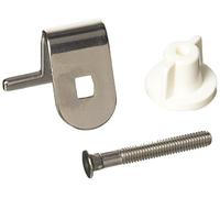 Ideal Standard - Juego de bisagras para asiento de inodoro de cierre lento serie Conca de acero inoxidable, T2957BJ, cromado