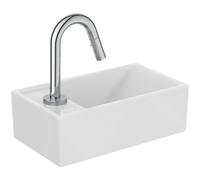 Ideal Standard Juego de lavamanos i.life S, lavamanos y válvula de pedestal, cromo, E2134AA