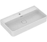 Ideal Standard Lavabo Strada II 800mm, 1 agujero para grifo, con rebosadero, pulido, T3645MA, Color: Blanco con Ideal Plus
