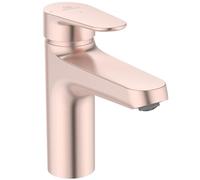 Ideal Standard Mezclador de lavabo Alu+, proyección de caño de 120 mm, enderezador de flujo, ahorro de agua, tecnología Blue Start, FirmaFlow, elementos centrales de aluminio, rosa