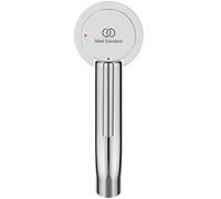 Ideal Standard Mezclador de lavabo Ceraline Nuovo, 105 mm de proyección, sin desagüe, BlueStart, BD757AA, Color: cromado