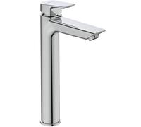 Ideal Standard Mezclador de lavabo Tesi, base extendida, BlueStart, sin juego de desagüe, cromo, A6576AA