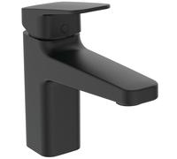 Ceraplan Grifo de lavabo (Negro, Mate, Sin juego de desagüe)