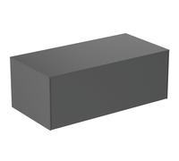 Ideal Standard Mueble bajo para lavabo, 1 cajón, sin recorte, 1002x505x370mm, T4313Y2, Color: Antracita mate