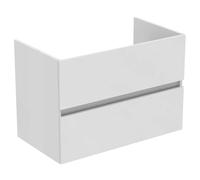 Ideal Standard Muebles de baño Eurovit+ 80 cm montado en la Pared con 2 cajones, R0263WG, Color Blanco