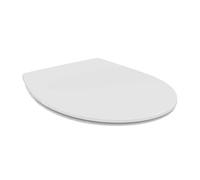 Ideal Standard EUROVIT Asiento y tapa Universal,con cierre Normal Blanco Fácil de instalar Resistente Acero inoxidable Fijaciones incluidas E131701