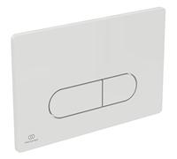 Ideal Standard R0115AC Placa de Descarga de Inodoro, Bianco, Oleas M1 Mechanical Toilet Flush Plate - White