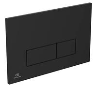 Ideal Standard Oleas M2 - Placa de descarga mecánica para inodoro, R0121A6, color negro