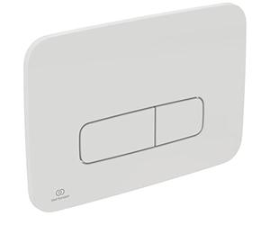 Ideal Standard Oleas P3 R0124AC - Placa de descarga neumática para inodoro, color blanco