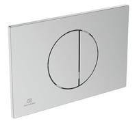 Ideal Standard Oleas - Placa de accionamiento para cisternas de inodoro Prosys, 2 lotes de botones mecánicos de plástico ABS, cromado