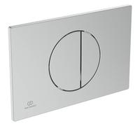 Ideal Standard Oleas - Placa de accionamiento para cisternas de inodoro ProSys, 2 lotes de pulsadores mecánicos de plástico ABS, cromo mate