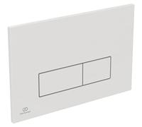 Ideal Standard Oleas M2 - Placa de descarga mecánica para inodoro, R0121AC, color blanco