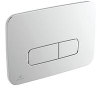 Ideal Standard R0123AA Placa de Descarga de Inodoro, Cromado, Oleas M3 Mechanical Toilet Flush Plate - Chrome