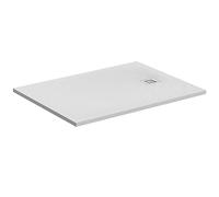 Ideal Standard Ultra Flat S plato de ducha rectangular 1400x800x30mm, desagüe en el lado corto, K8237FR, Color: Carrara blanco