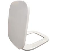 Ideal Standard - Rio, tapa de inodoro compatible, tapa de inodoro rectangular cuadrada, color blanco