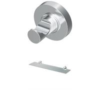 Ideal Standard Set de gancho para toalla A9115AA IOM + estante A9124AA IOM, Cromado