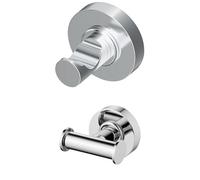 Ideal Standard Set de gancho para toallas A9115AA IOM + gancho doble para toallas A9116AA IOM, Cromado