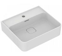 Ideal Standard Lavabo Strada II 500mm, 1 agujero para grifo, con rebosadero, pulido, T364301, Color: Blanco