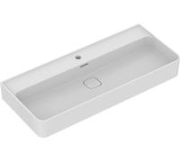 Ideal Standard Strada II lavabo con mueble 1000mm, 1 agujero para grifo, con rebosadero, pulido, T364601, Color: Blanco