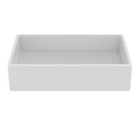 Ideal Standard Strada lavabo sobre encimera 500mm, sin agujero para grifo, sin rebosadero, K0776MA, Color: Blanco con Ideal Plus