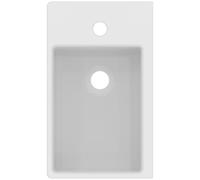 Ideal Standard Strada lavamanos 450mm, 1 agujero para grifo, sin rebosadero, K0817MA, Color: Blanco con Ideal Plus