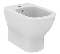 Ideal Standard T456901 TESI Bidé monoagujero para instalación a ras de pared - Blanco - Logo Rings